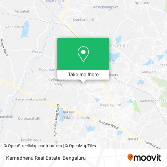 Kamadhenu Real Estate map