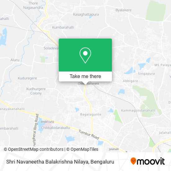 Shri Navaneetha Balakrishna Nilaya map