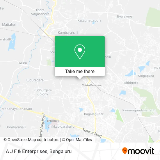 A J F & Enterprises map