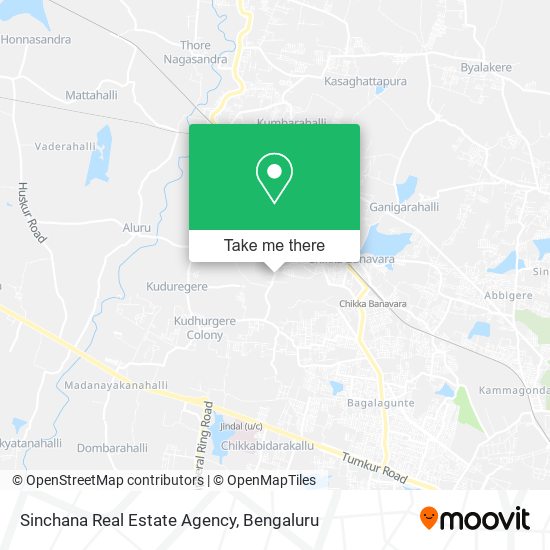 Sinchana Real Estate Agency map