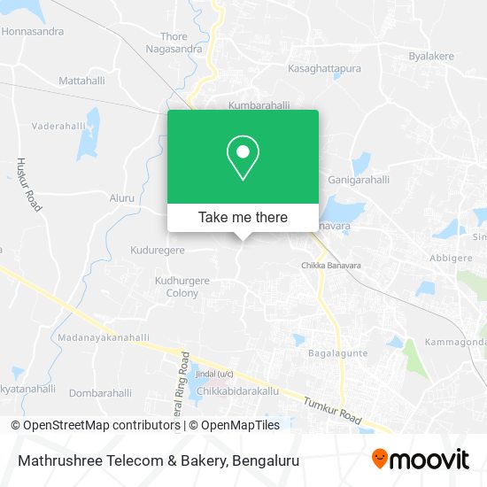 Mathrushree Telecom & Bakery map