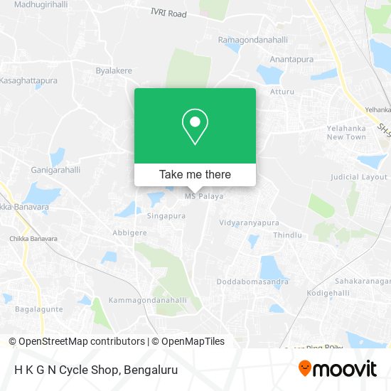 H K G N Cycle Shop map