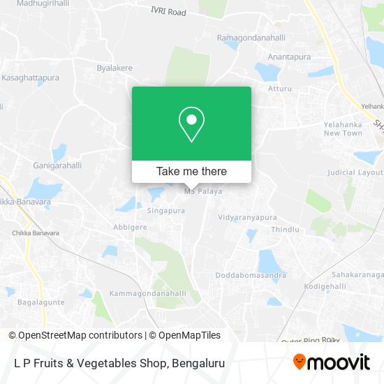 L P Fruits & Vegetables Shop map