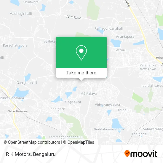 R K Motors map