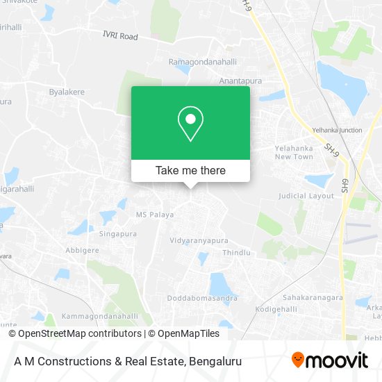 A M Constructions & Real Estate map