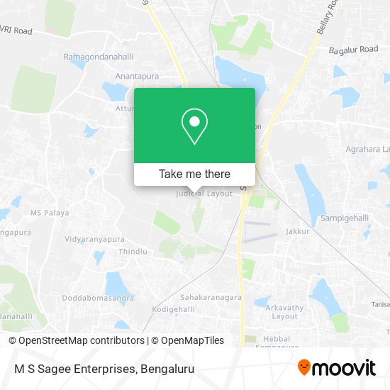 M S Sagee Enterprises map