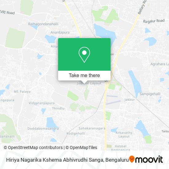 Hiriya Nagarika Kshema Abhivrudhi Sanga map