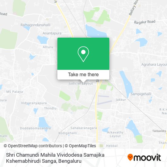 Shri Chamundi Mahila Vividodesa Samajika Kshemabhirudi Sanga map