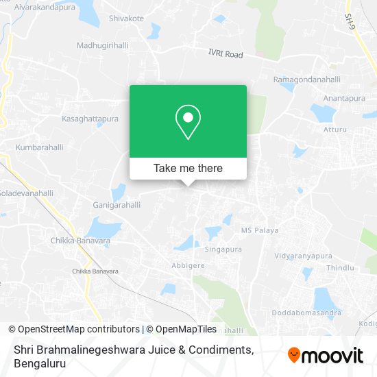 Shri Brahmalinegeshwara Juice & Condiments map