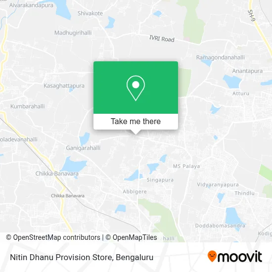 Nitin Dhanu Provision Store map