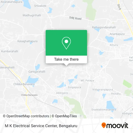 M K Electrical Service Center map