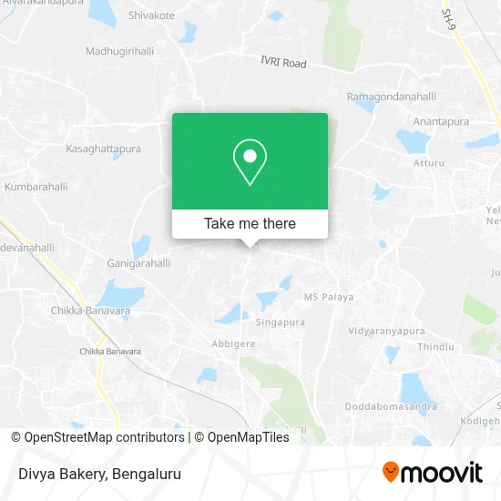 Divya Bakery map