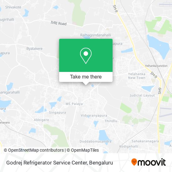 Godrej Refrigerator Service Center map