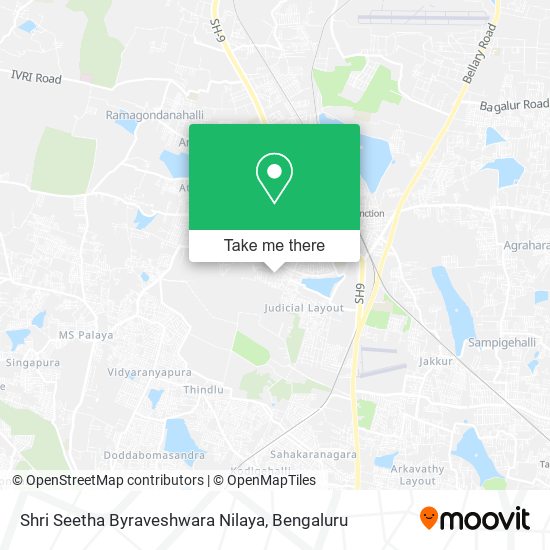 Shri Seetha Byraveshwara Nilaya map