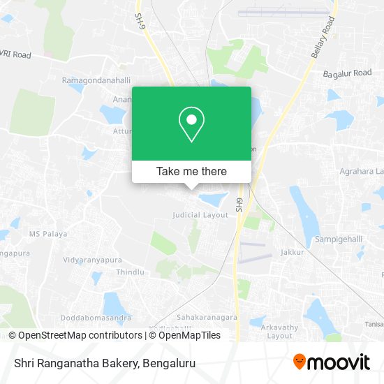 Shri Ranganatha Bakery map