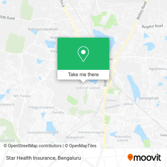 Star Health Insurance map