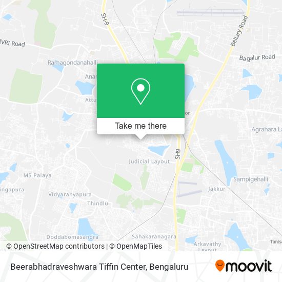 Beerabhadraveshwara Tiffin Center map