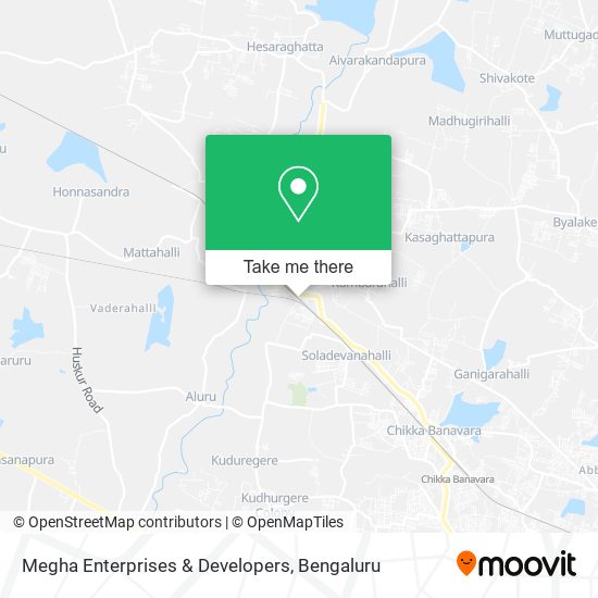 Megha Enterprises & Developers map