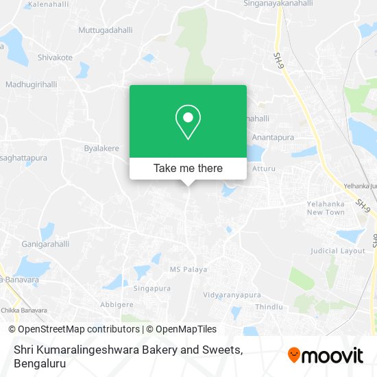 Shri Kumaralingeshwara Bakery and Sweets map