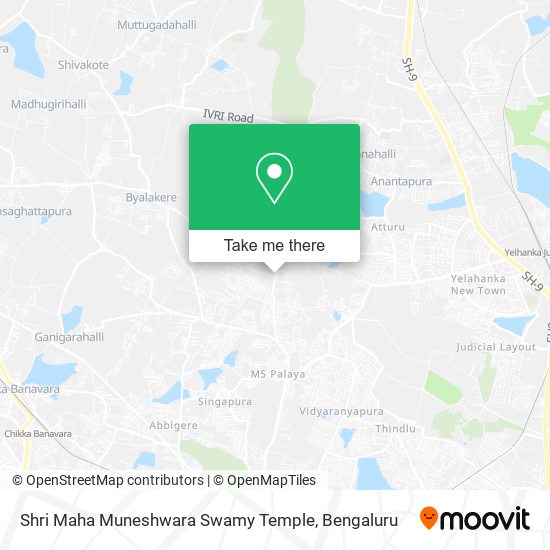 Shri Maha Muneshwara Swamy Temple map