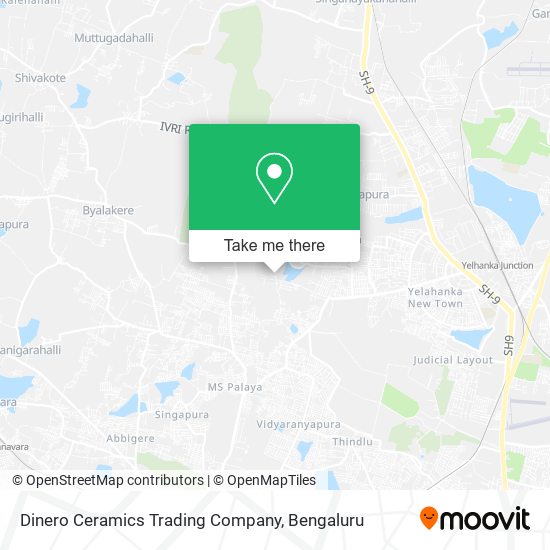 Dinero Ceramics Trading Company map