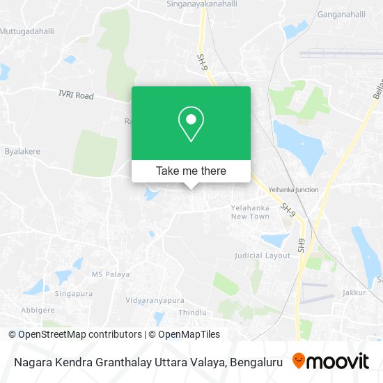 Nagara Kendra Granthalay Uttara Valaya map
