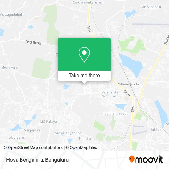 Hosa Bengaluru map