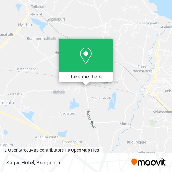 Sagar Hotel map