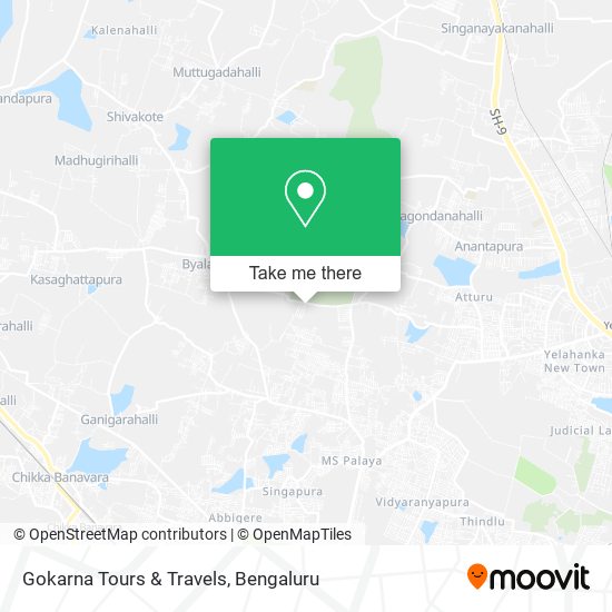 Gokarna Tours & Travels map
