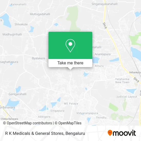 R K Medicals & General Stores map