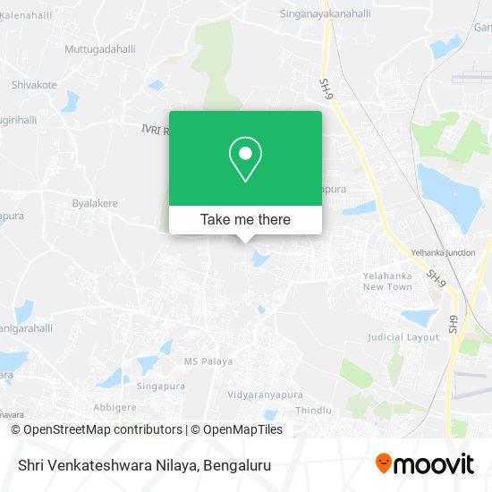 Shri Venkateshwara Nilaya map