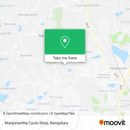 Manjunantha Cycle Shop map