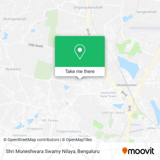 Shri Muneshwara Swamy Nilaya map
