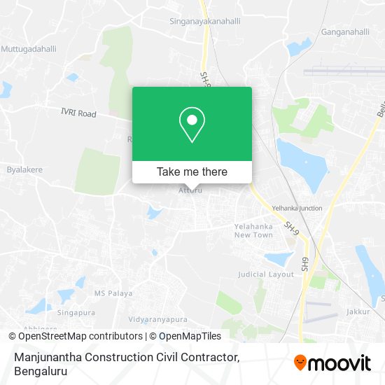 Manjunantha Construction Civil Contractor map