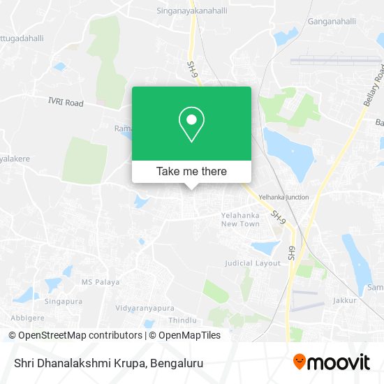 Shri Dhanalakshmi Krupa map
