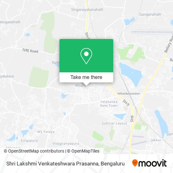Shri Lakshmi Venkateshwara Prasanna map