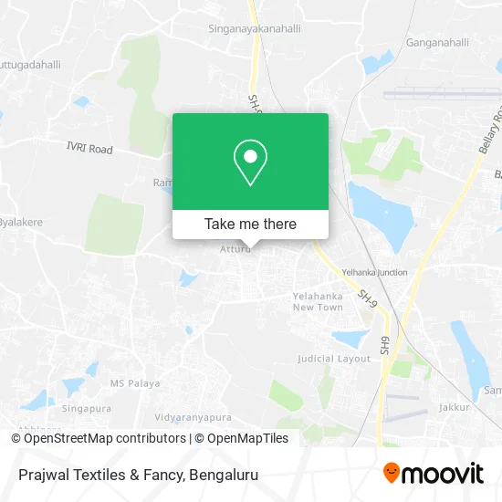 Prajwal Textiles & Fancy map