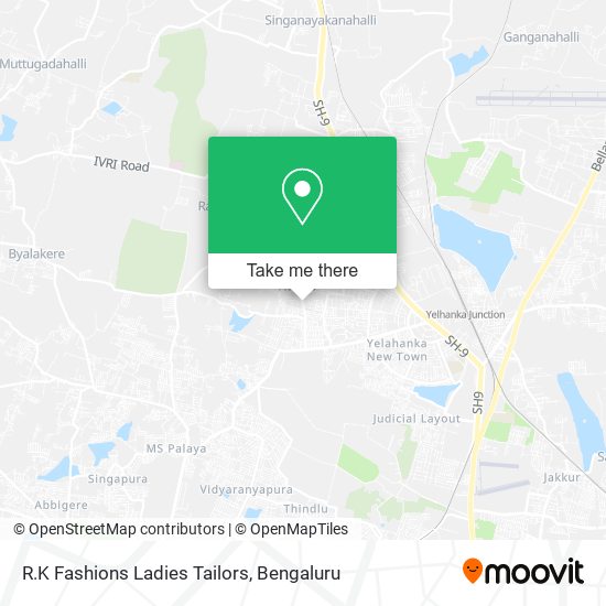 R.K Fashions Ladies Tailors map