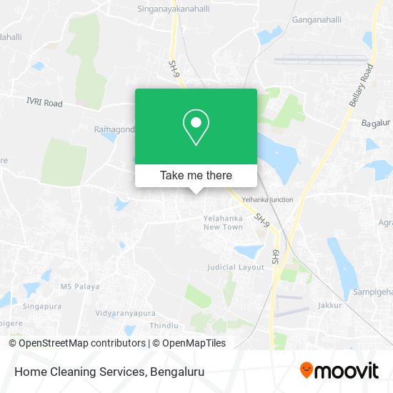 Home Cleaning Services map