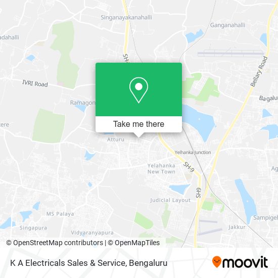 K A Electricals Sales & Service map