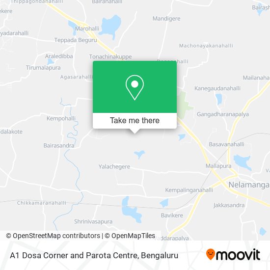 A1 Dosa Corner and Parota Centre map
