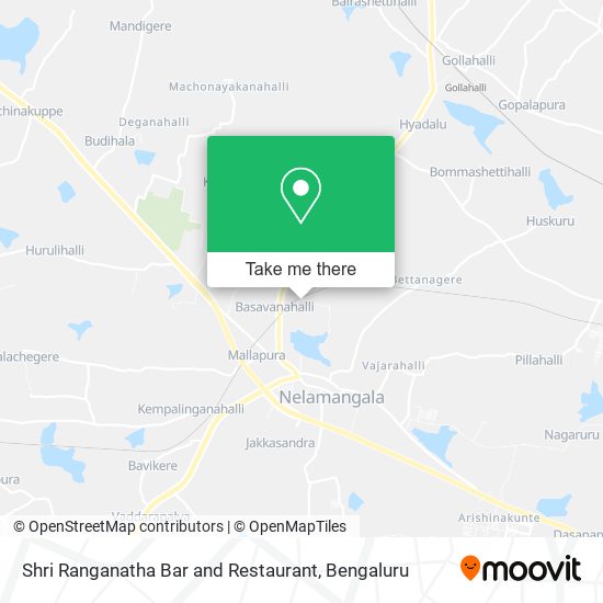 Shri Ranganatha Bar and Restaurant map