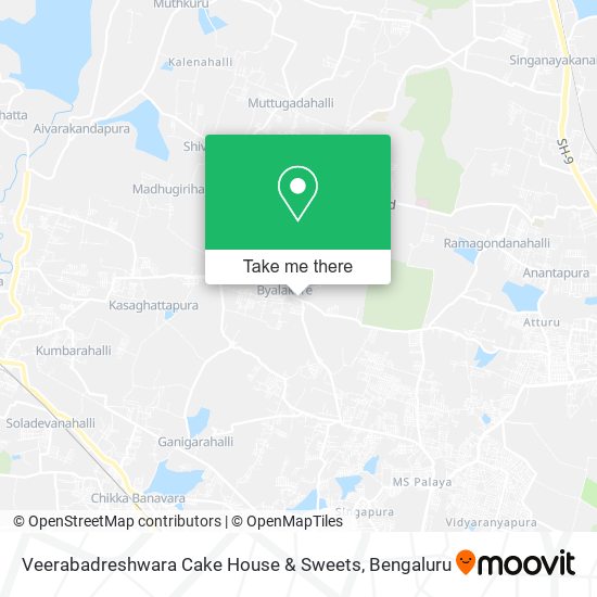 Veerabadreshwara Cake House & Sweets map