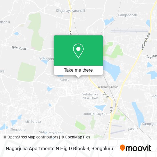 Nagarjuna Apartments N Hig D Block 3 map