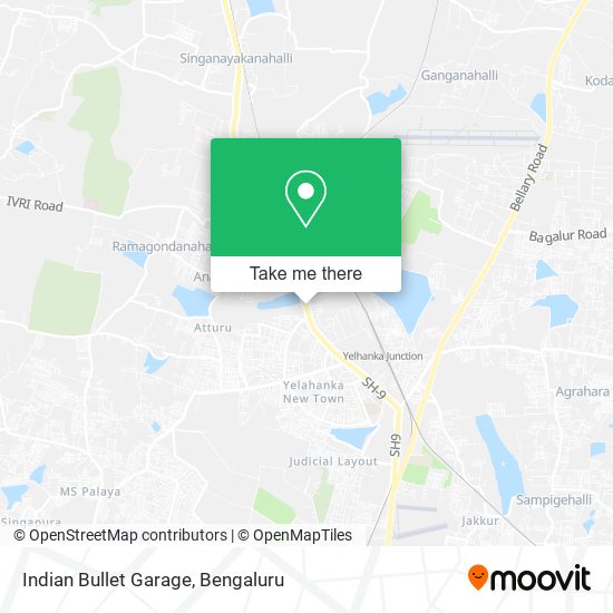 Indian Bullet Garage map