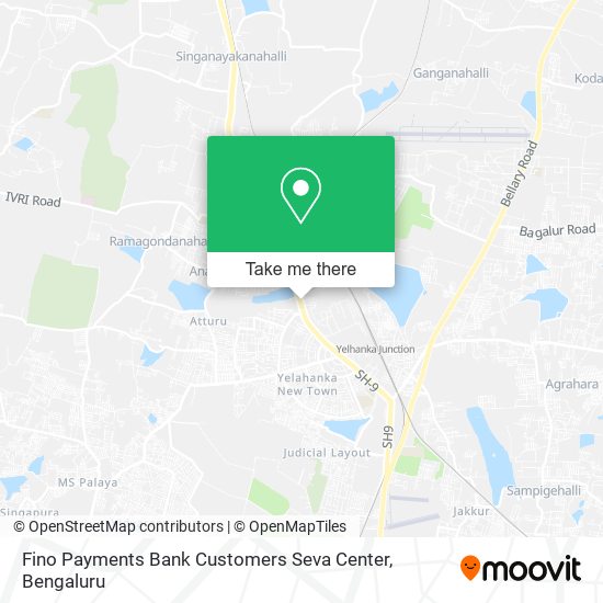Fino Payments Bank Customers Seva Center map