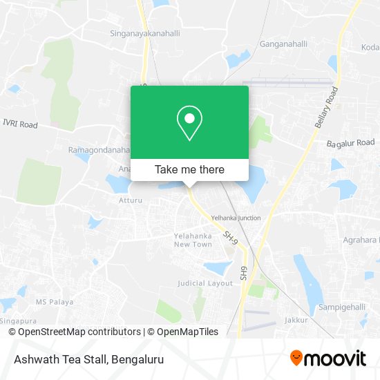 Ashwath Tea Stall map