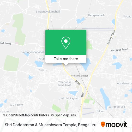 Shri Doddamma & Muneshwara Temple map