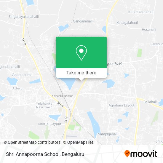 Shri Annapoorna School map