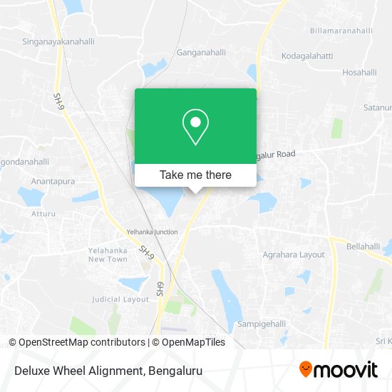 Deluxe Wheel Alignment map